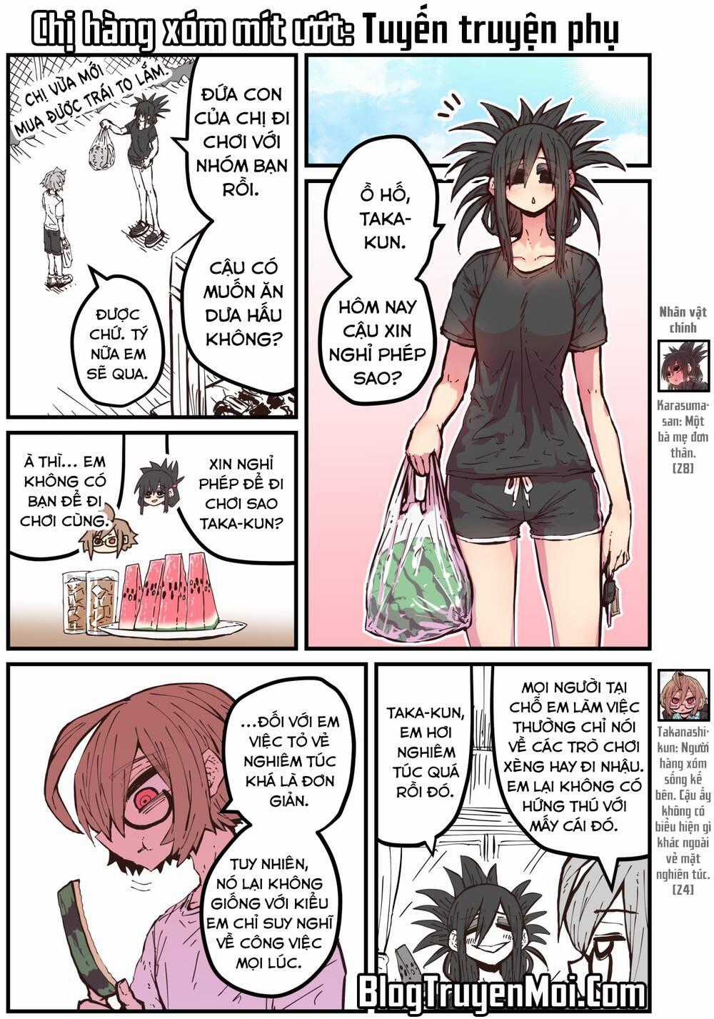 Chị Hàng Xóm Mít Ướt: Tuyến Truyện Phụ Chapter 2 trang 1