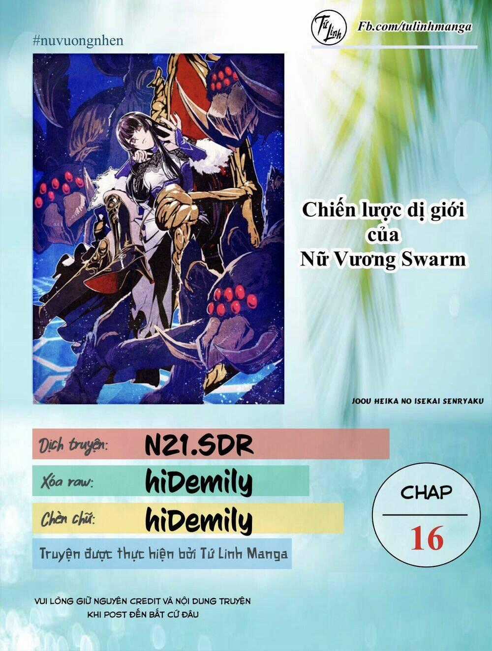 Chiến Lược Dị Giới Của Nữ Vương Swarm Bệ Hạ Chapter 16 trang 1