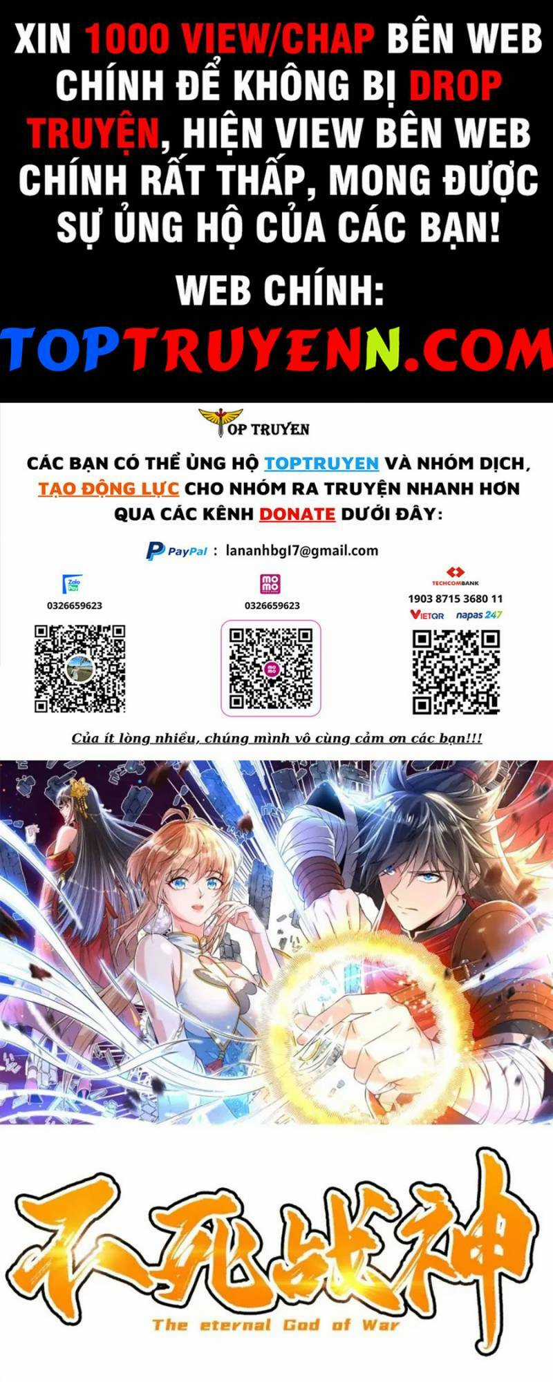 Chiến Thần Bất Tử Chapter 22 trang 0