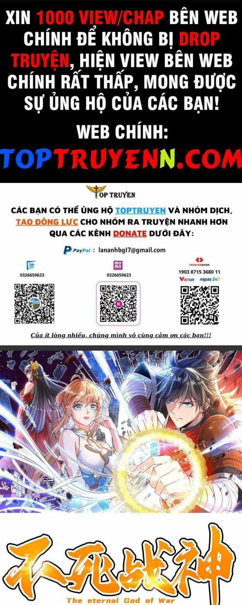 Chiến Thần Bất Tử Chapter 47 trang 0
