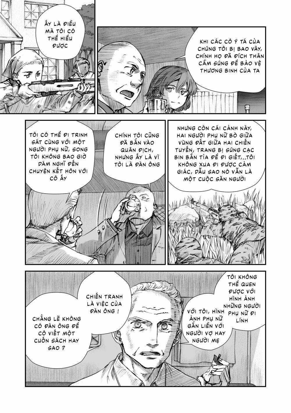 Chiến Tranh Không Có Một Khuôn Mặt Phụ Nữ Chapter 10 trang 10