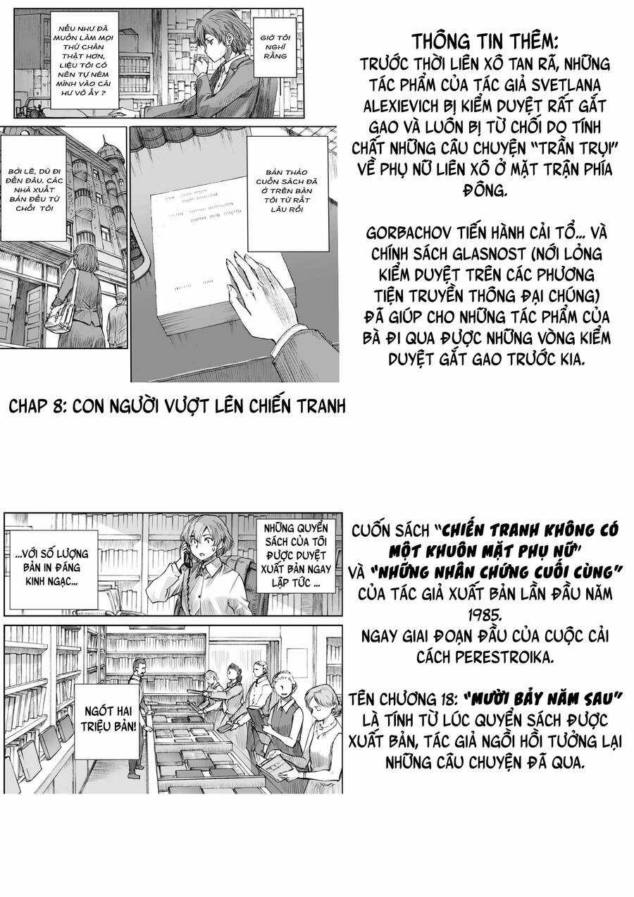 Chiến Tranh Không Có Một Khuôn Mặt Phụ Nữ Chapter 18 trang 8