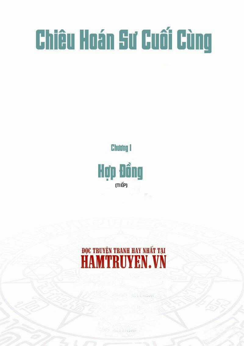 Chiêu Hoán Sư Cuối Cùng Chapter 1.2 trang 1