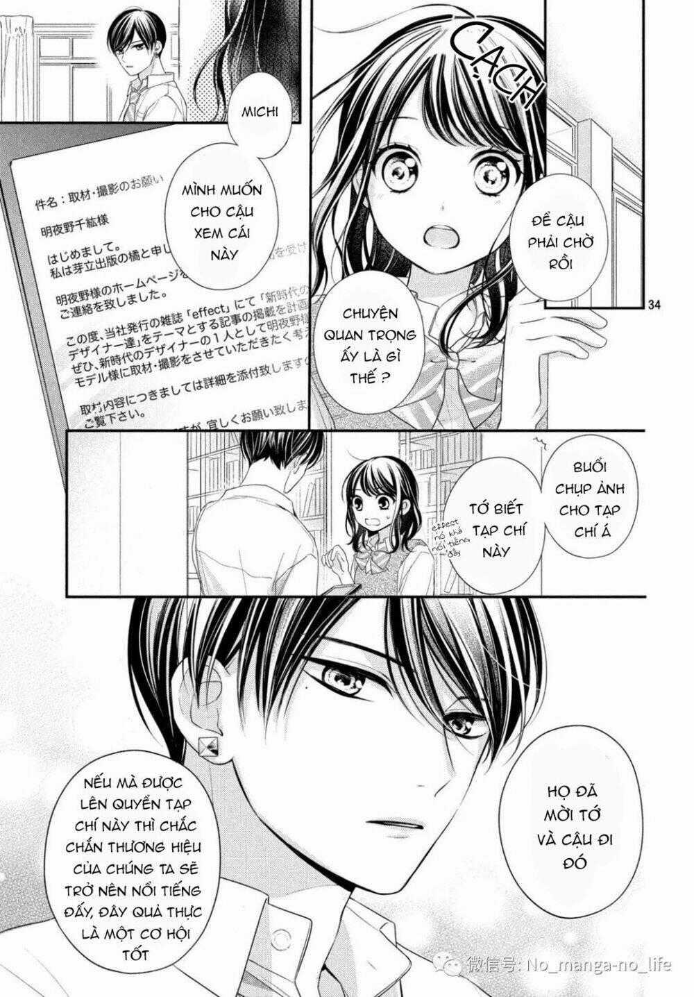 Chihiro-Kun Wa Atashi Holic Chapter 5 trang 34