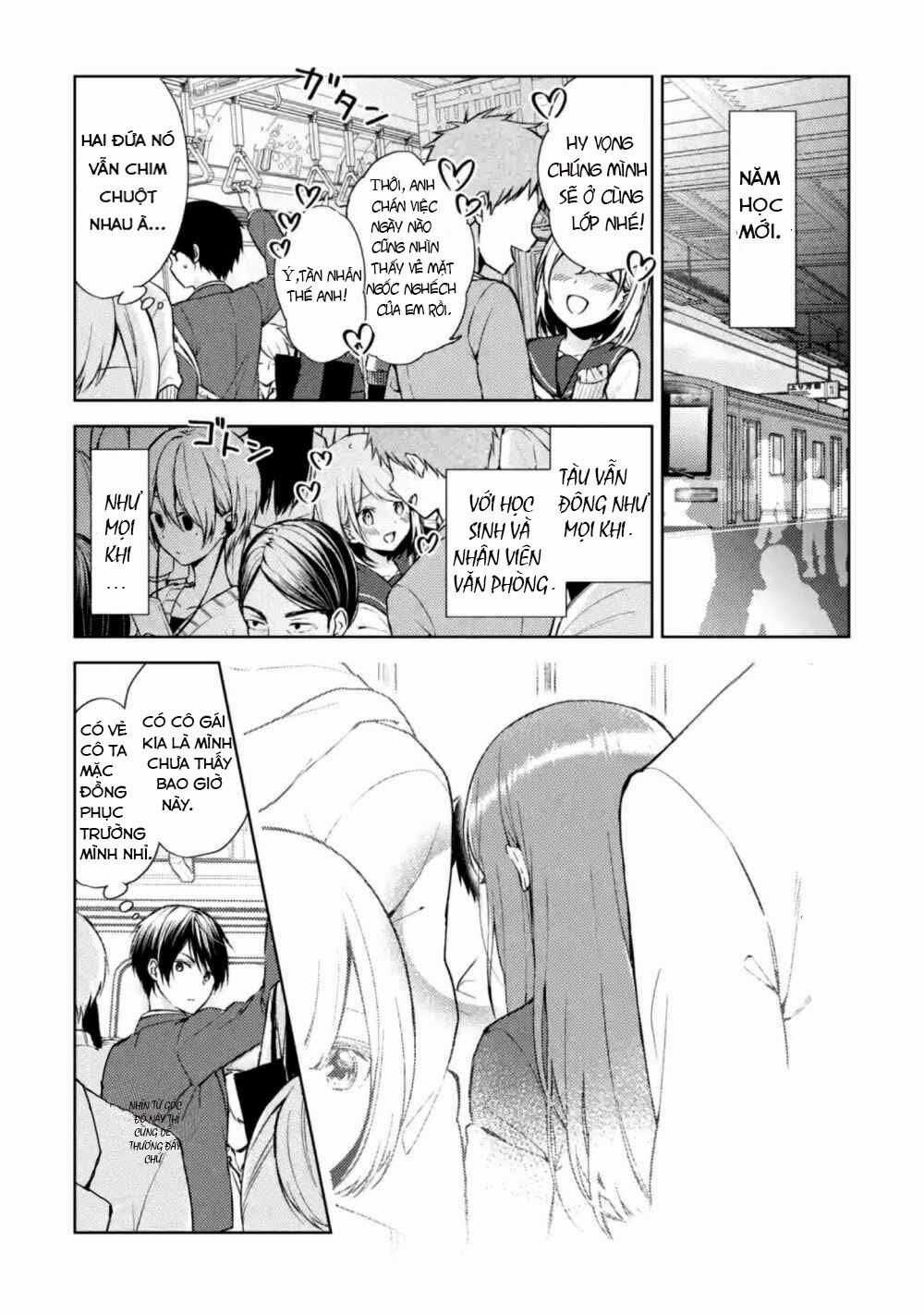 Chikan Saresou Ni Natteiru S-Kyuu Bishoujo Wo Tasuketara Tonari No Seki No Osananajimi Datta Chapter 1 trang 4