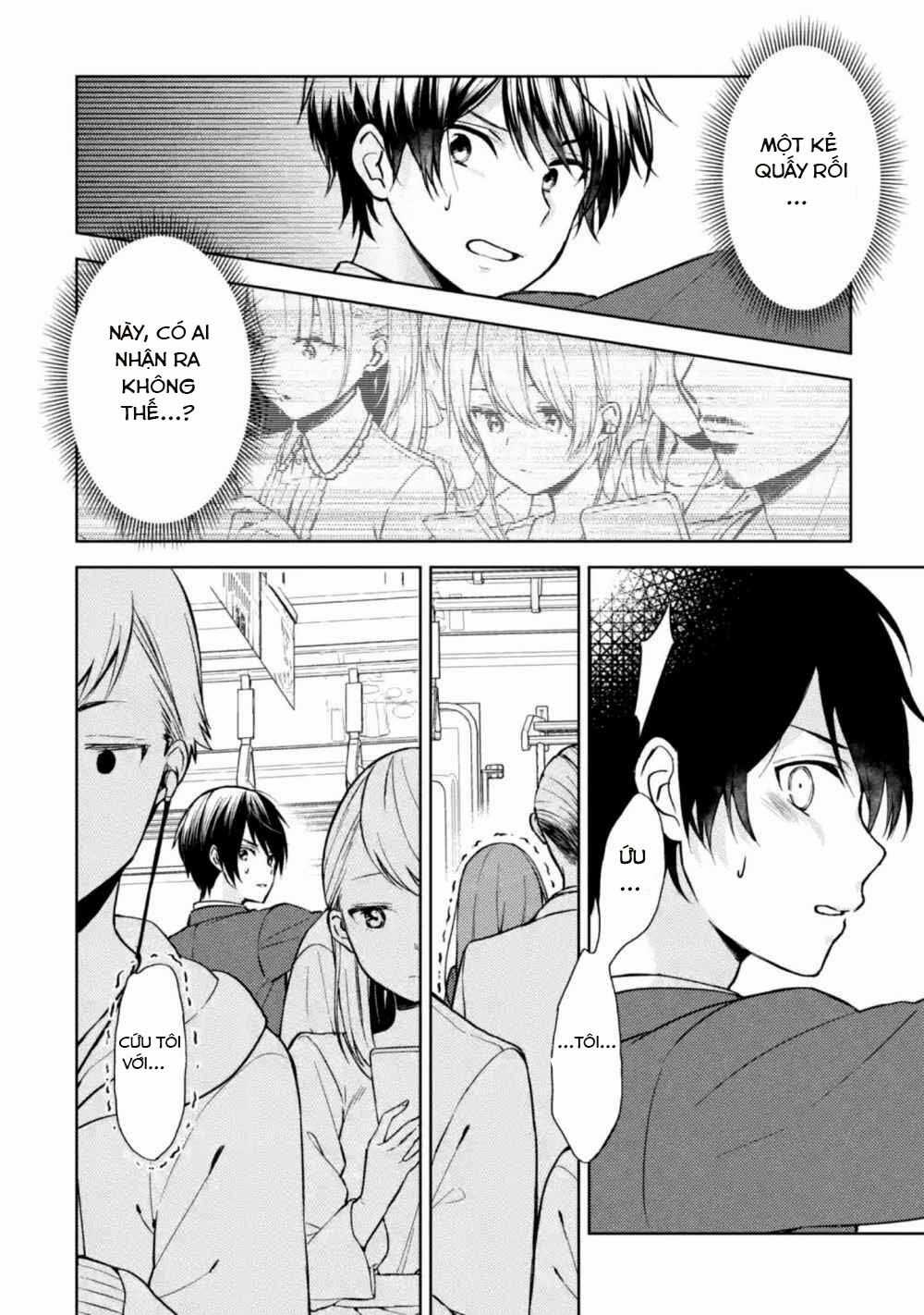 Chikan Saresou Ni Natteiru S-Kyuu Bishoujo Wo Tasuketara Tonari No Seki No Osananajimi Datta Chapter 1 trang 6