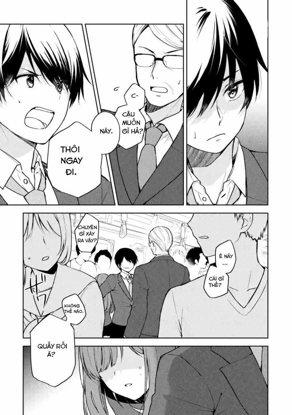 Chikan Saresou Ni Natteiru S-Kyuu Bishoujo Wo Tasuketara Tonari No Seki No Osananajimi Datta Chapter 1 trang 9