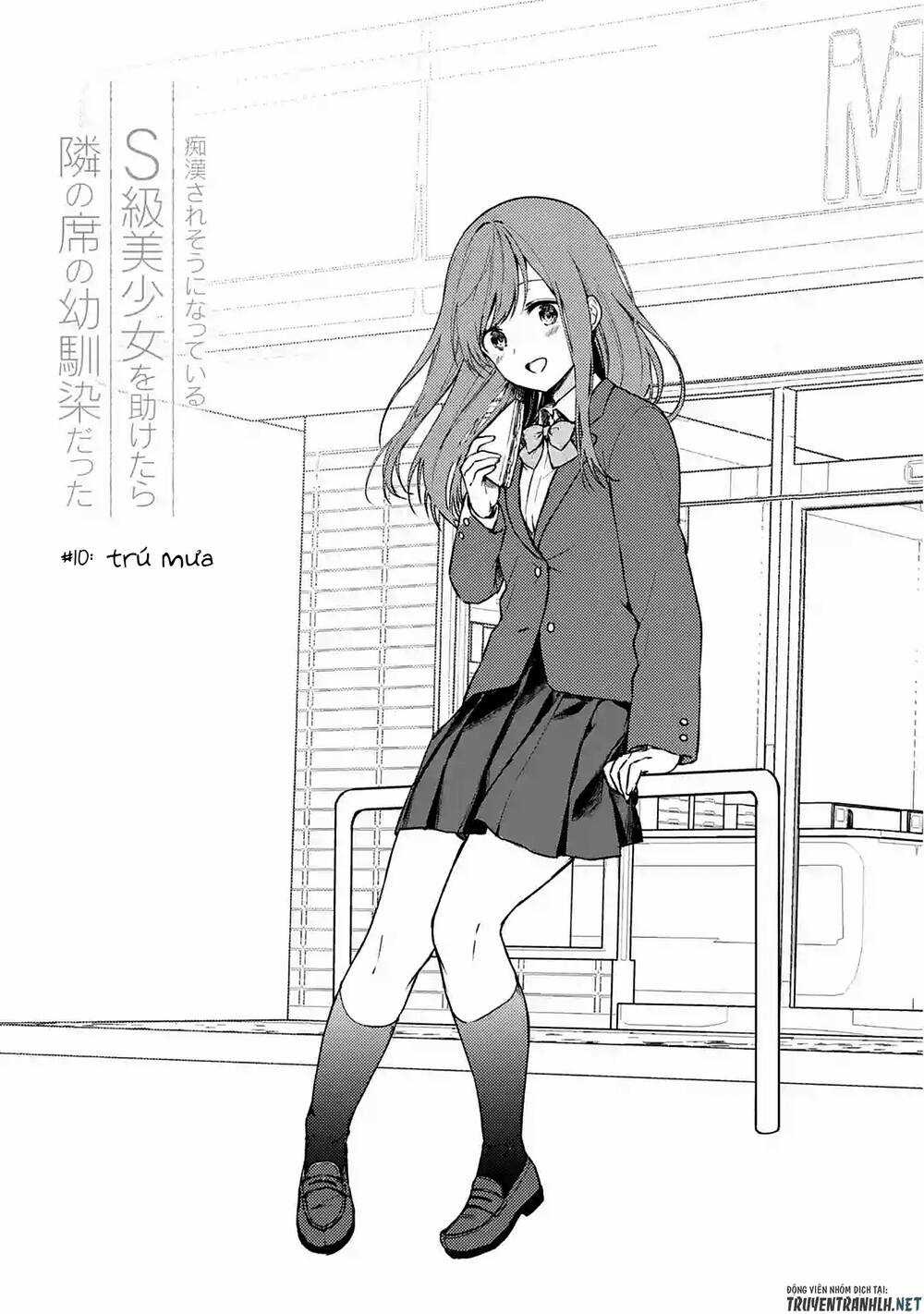 Chikan Saresou Ni Natteiru S-Kyuu Bishoujo Wo Tasuketara Tonari No Seki No Osananajimi Datta Chapter 10 trang 6