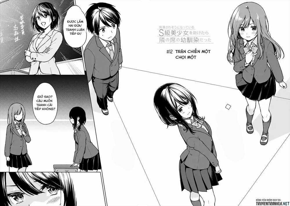 Chikan Saresou Ni Natteiru S-Kyuu Bishoujo Wo Tasuketara Tonari No Seki No Osananajimi Datta Chapter 12 trang 3