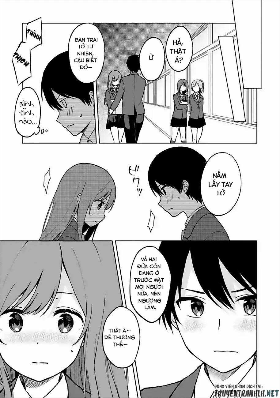 Chikan Saresou Ni Natteiru S-Kyuu Bishoujo Wo Tasuketara Tonari No Seki No Osananajimi Datta Chapter 14 trang 10