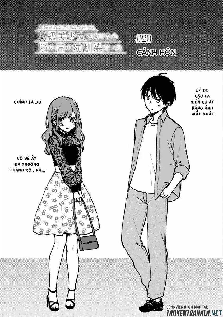 Chikan Saresou Ni Natteiru S-Kyuu Bishoujo Wo Tasuketara Tonari No Seki No Osananajimi Datta Chapter 20.1 trang 4