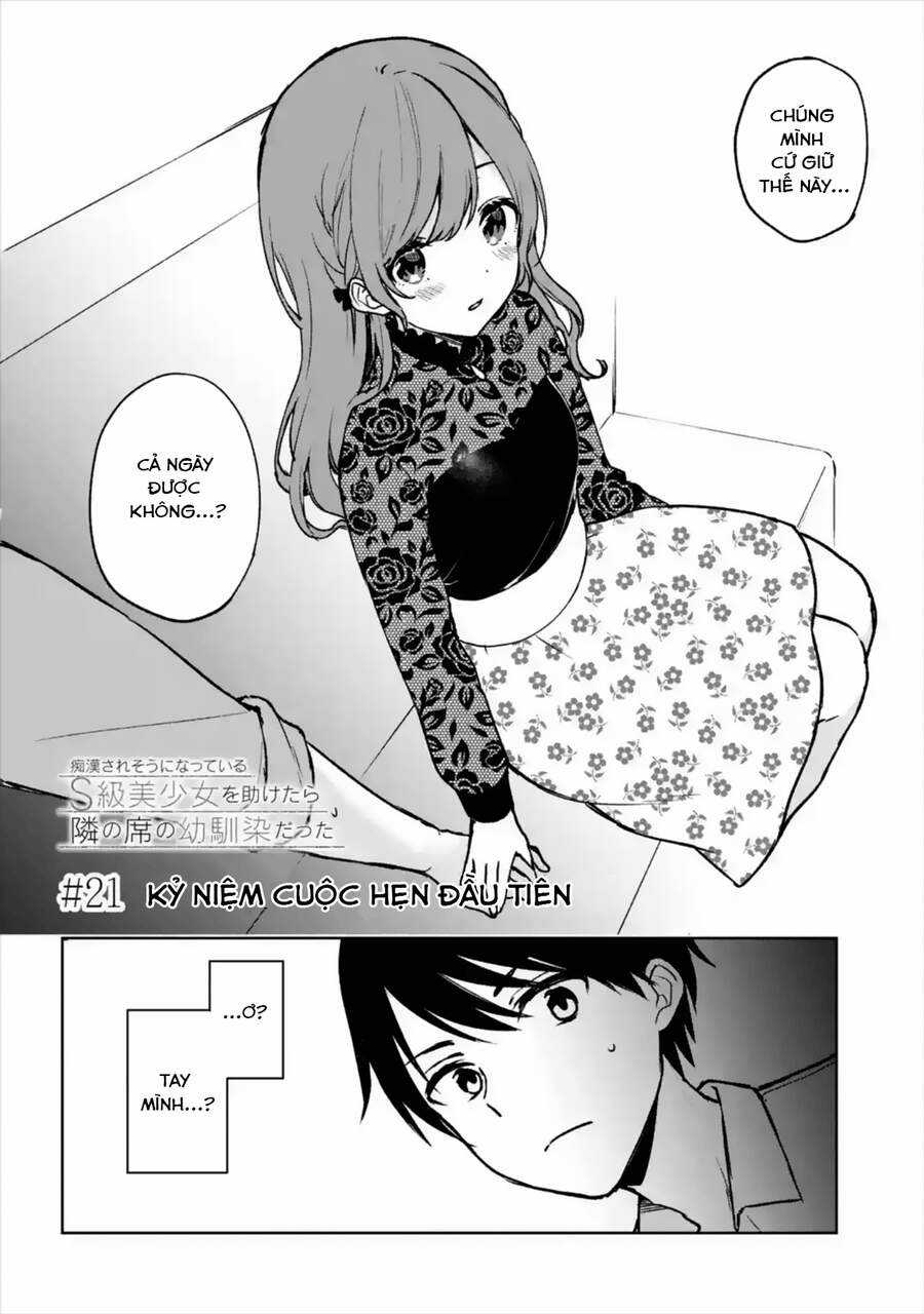 Chikan Saresou Ni Natteiru S-Kyuu Bishoujo Wo Tasuketara Tonari No Seki No Osananajimi Datta Chapter 21 trang 3