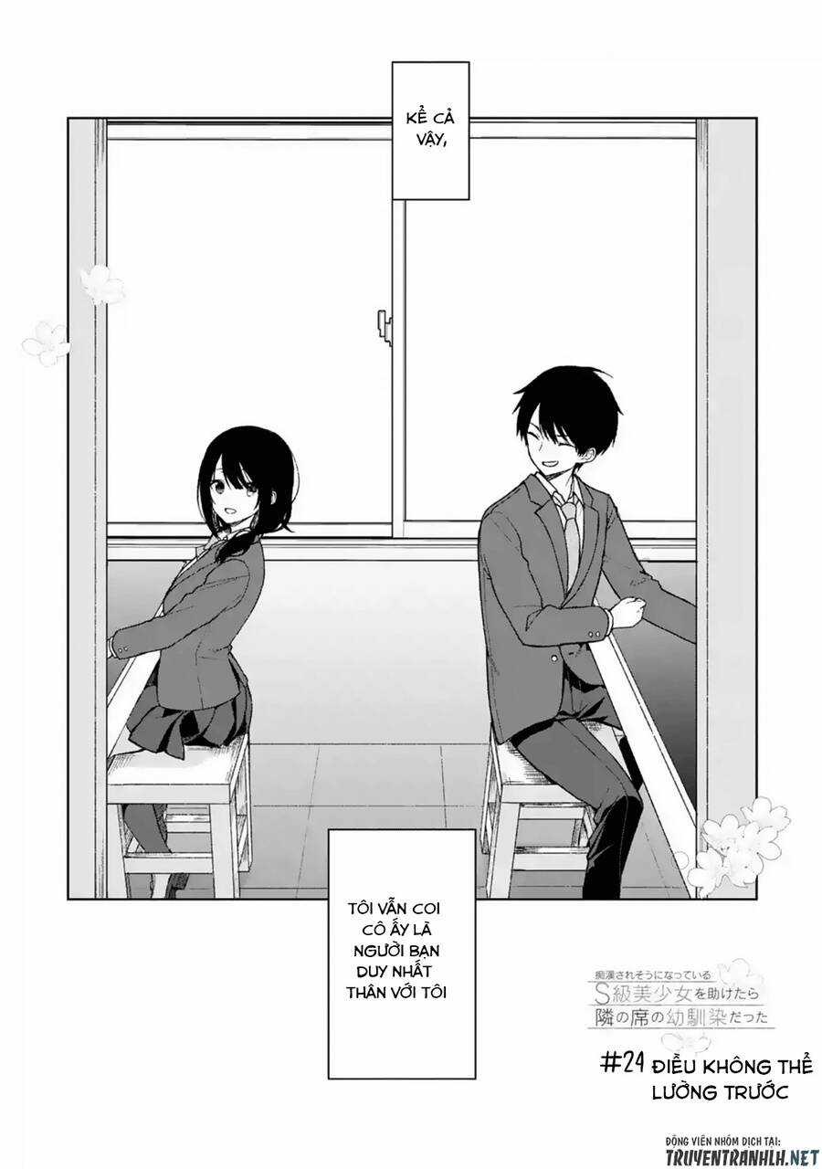 Chikan Saresou Ni Natteiru S-Kyuu Bishoujo Wo Tasuketara Tonari No Seki No Osananajimi Datta Chapter 24 trang 4