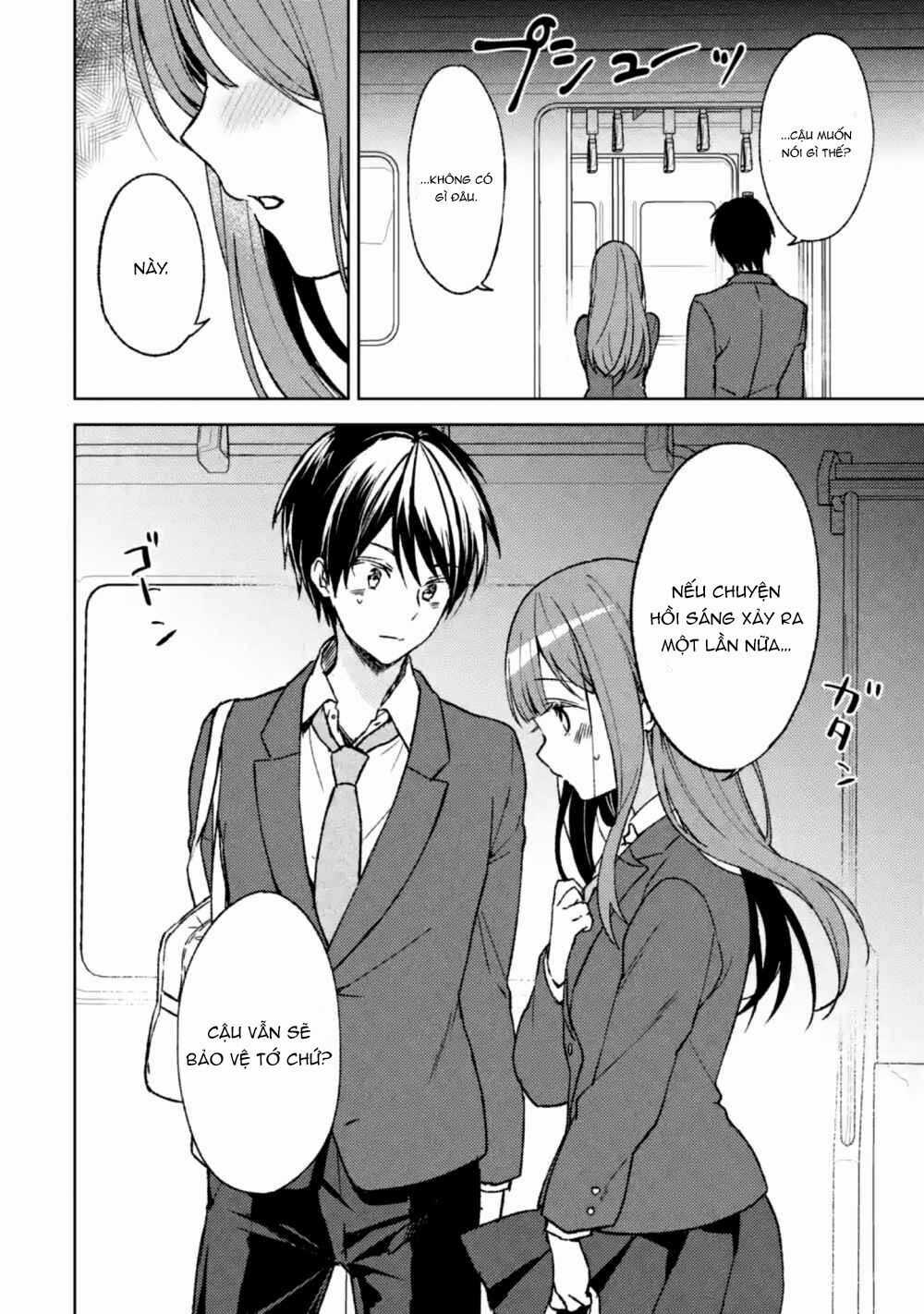 Chikan Saresou Ni Natteiru S-Kyuu Bishoujo Wo Tasuketara Tonari No Seki No Osananajimi Datta Chapter 3 trang 14