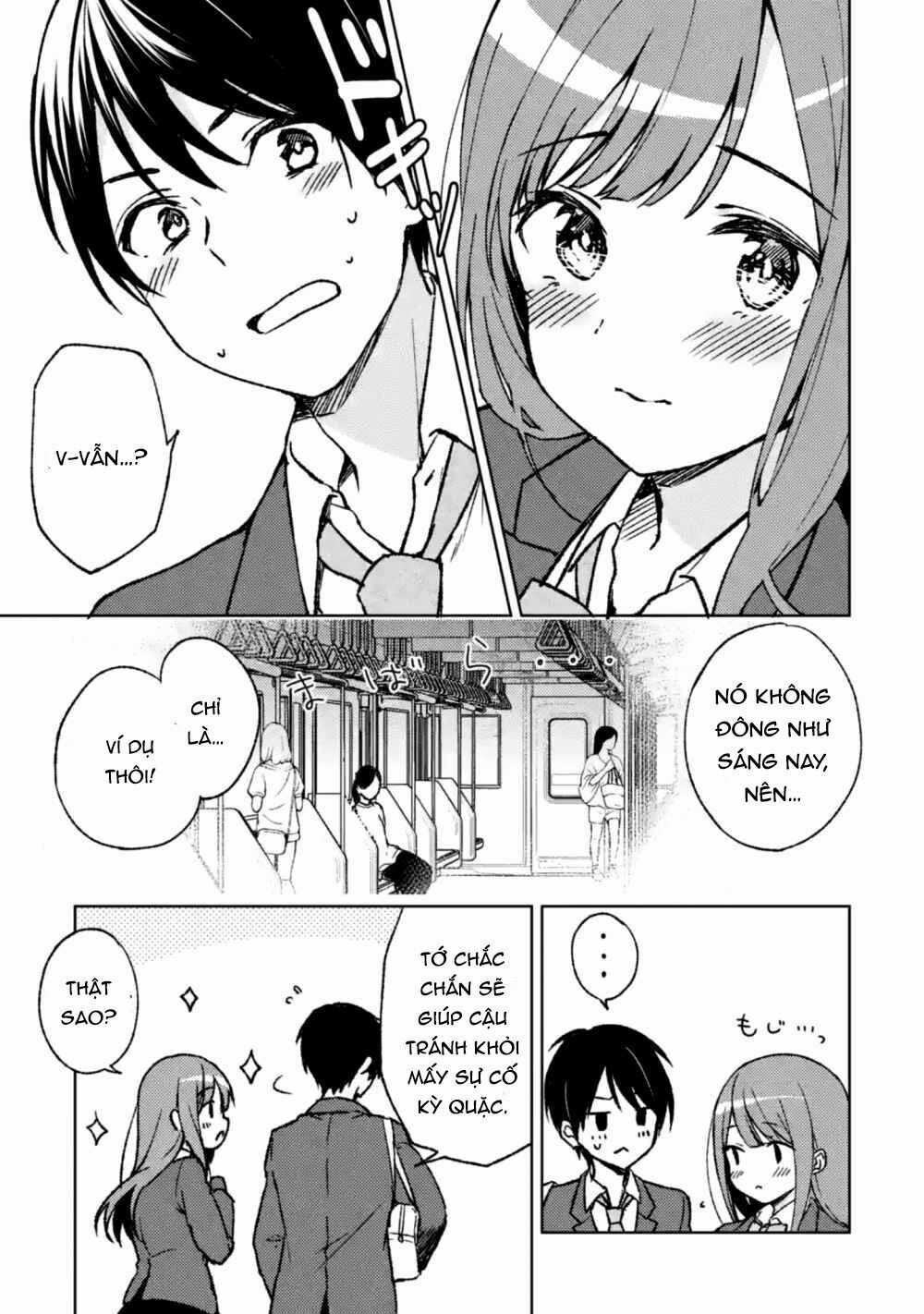 Chikan Saresou Ni Natteiru S-Kyuu Bishoujo Wo Tasuketara Tonari No Seki No Osananajimi Datta Chapter 3 trang 15