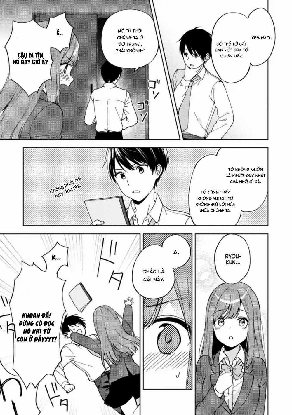 Chikan Saresou Ni Natteiru S-Kyuu Bishoujo Wo Tasuketara Tonari No Seki No Osananajimi Datta Chapter 5 trang 13