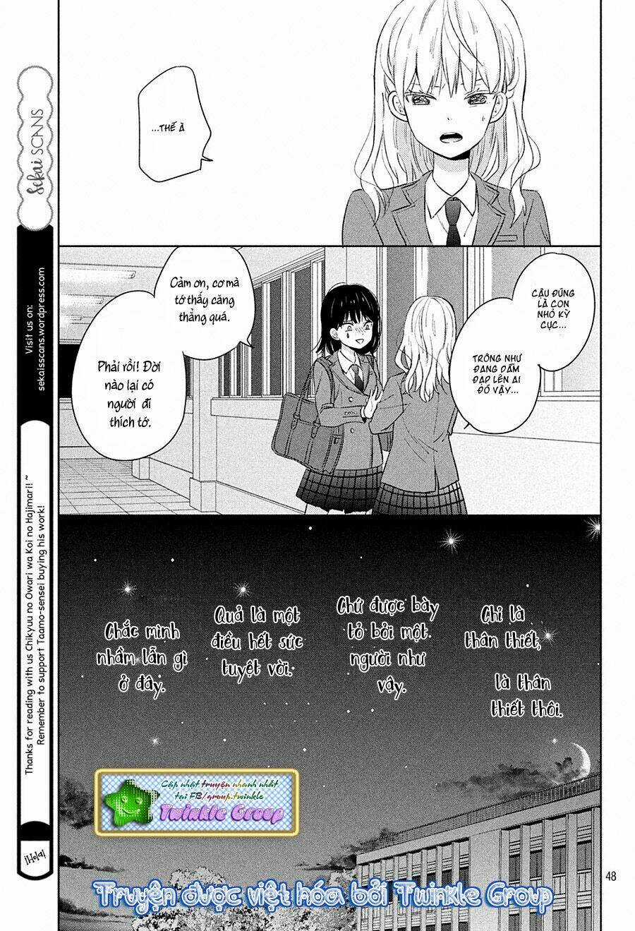Chikyuu no Owari wa Koi no Hajimari Chapter 1 trang 50