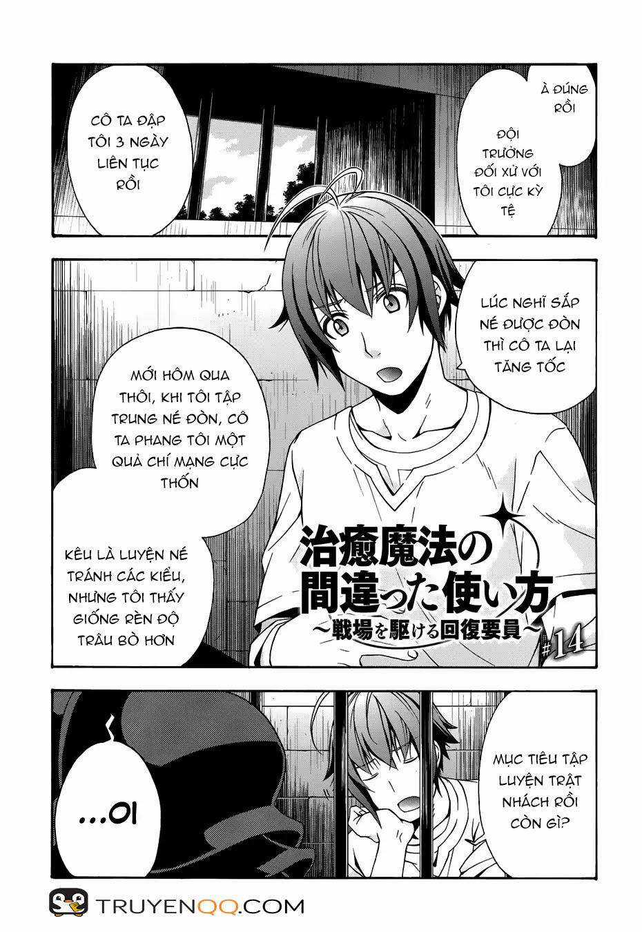 Chiyu Mahou no Machigatta Tsukaikata ~Senjou wo Kakeru Kaifuku Youin Chapter 14 trang 1