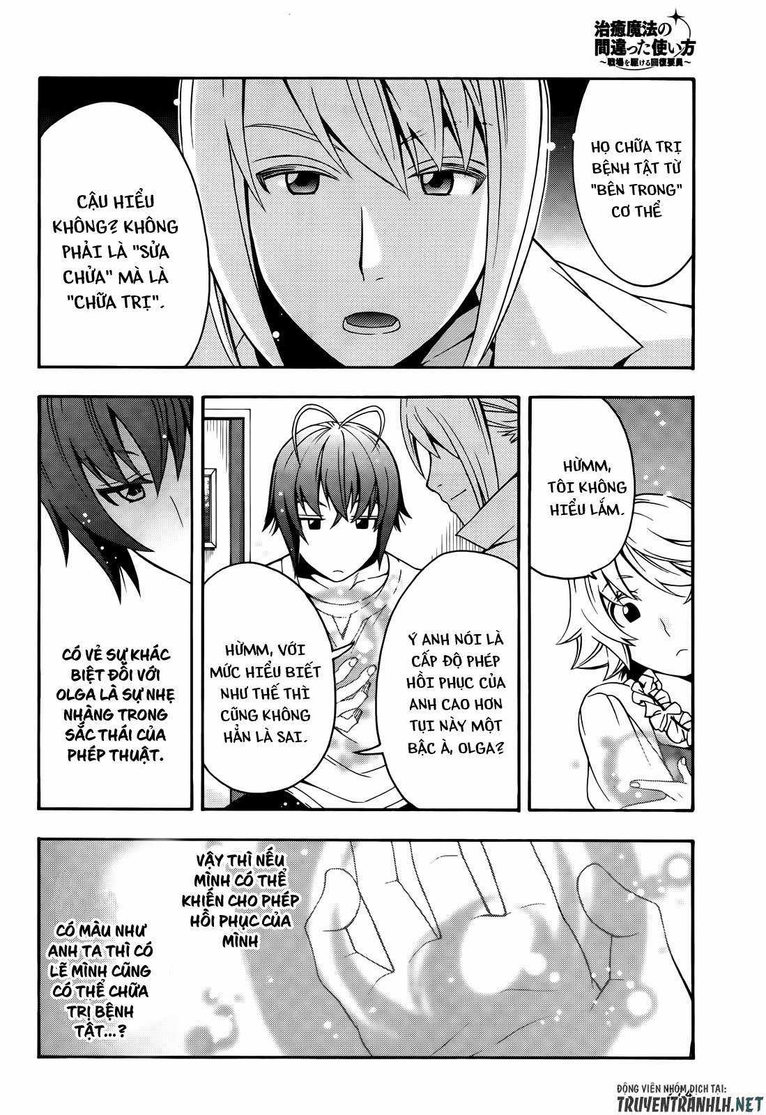Chiyu Mahou no Machigatta Tsukaikata ~Senjou wo Kakeru Kaifuku Youin Chapter 15 trang 30