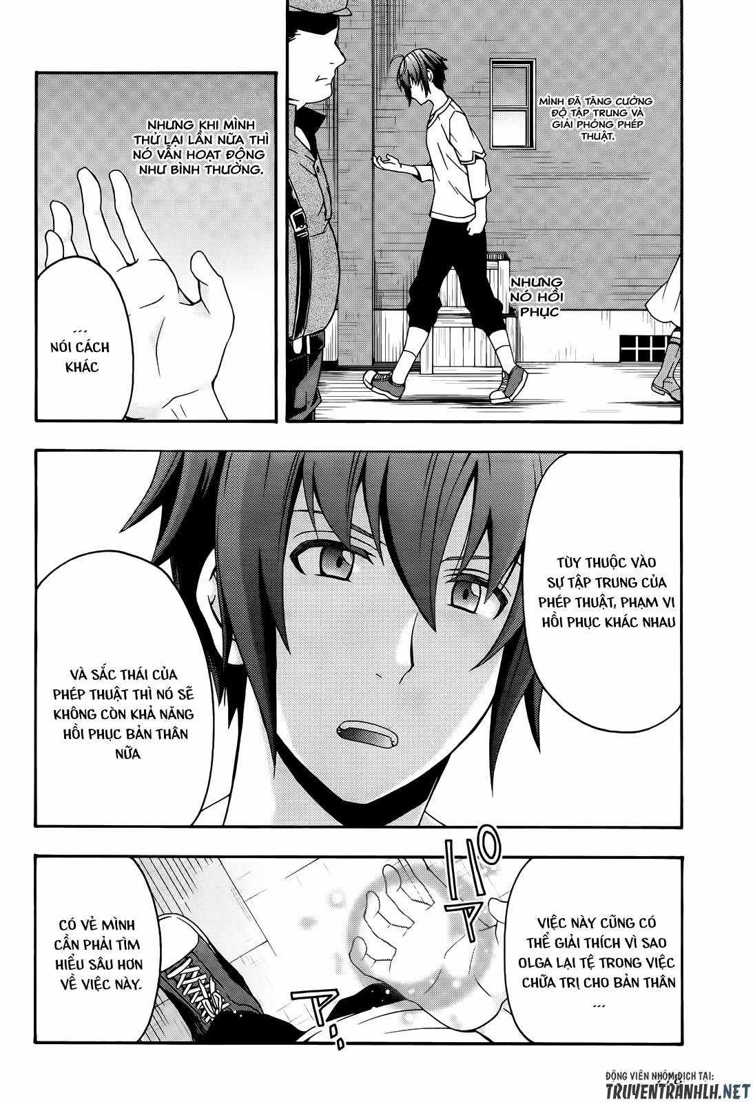 Chiyu Mahou no Machigatta Tsukaikata ~Senjou wo Kakeru Kaifuku Youin Chapter 15 trang 34