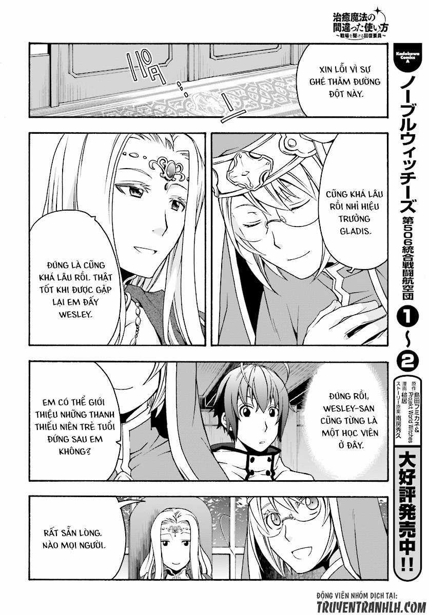Chiyu Mahou no Machigatta Tsukaikata ~Senjou wo Kakeru Kaifuku Youin Chapter 17 trang 26