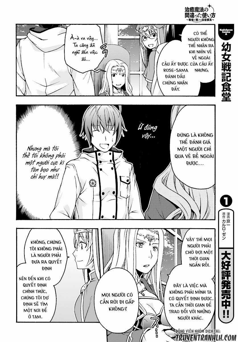 Chiyu Mahou no Machigatta Tsukaikata ~Senjou wo Kakeru Kaifuku Youin Chapter 17 trang 30