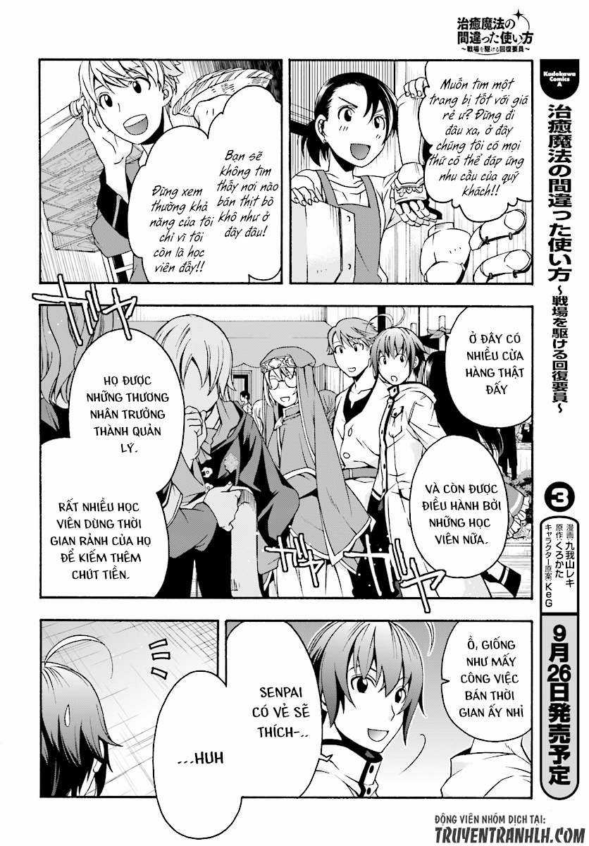 Chiyu Mahou no Machigatta Tsukaikata ~Senjou wo Kakeru Kaifuku Youin Chapter 17 trang 6