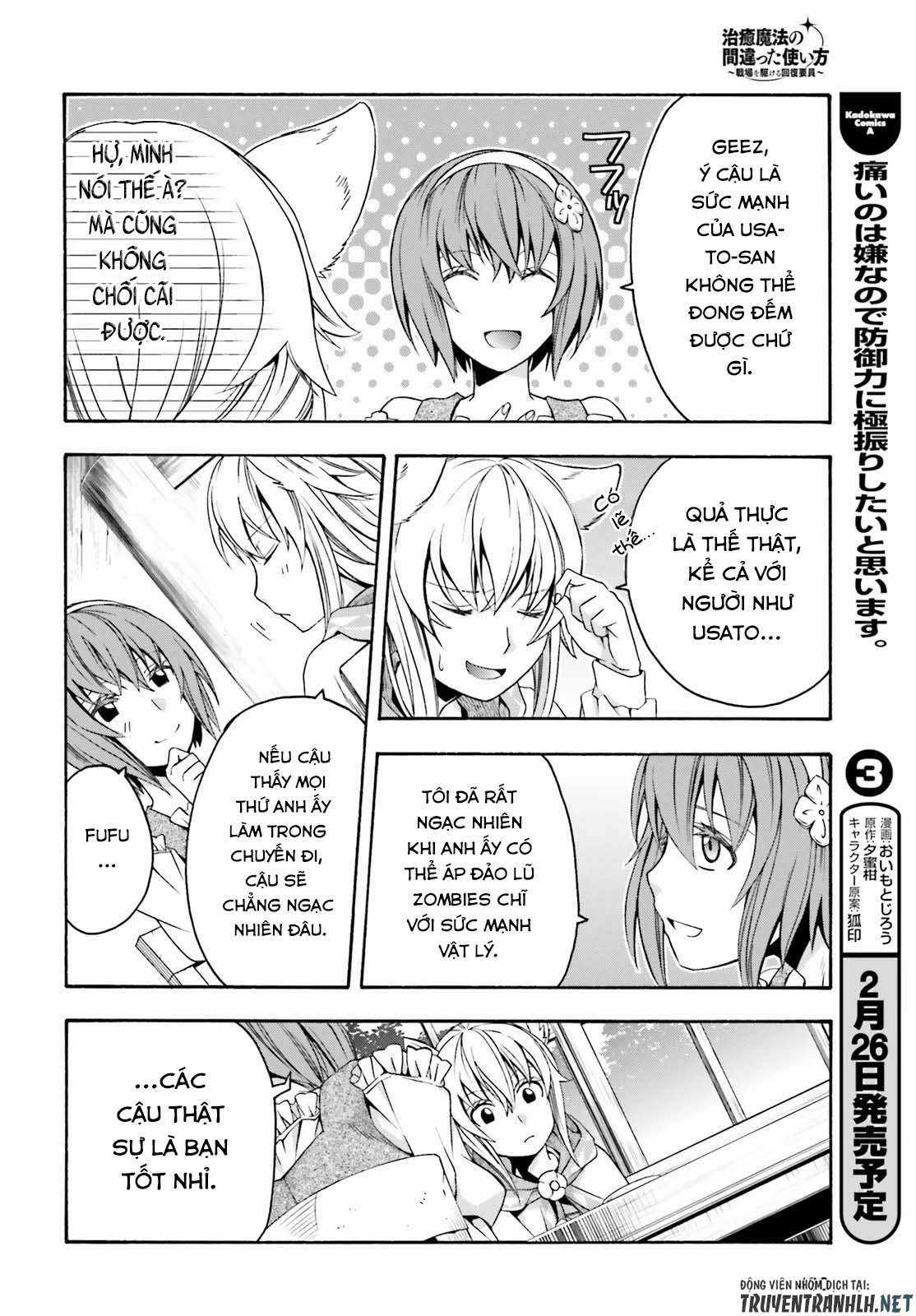 Chiyu Mahou no Machigatta Tsukaikata ~Senjou wo Kakeru Kaifuku Youin Chapter 29.2 trang 25