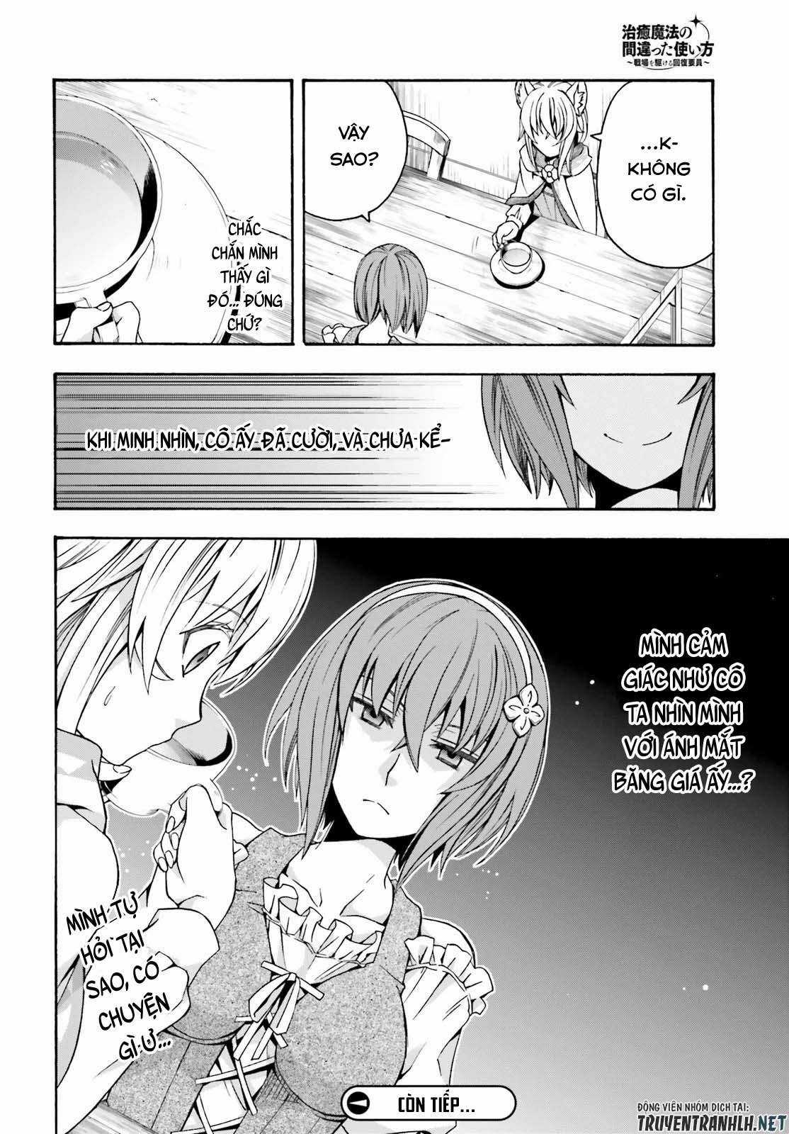 Chiyu Mahou no Machigatta Tsukaikata ~Senjou wo Kakeru Kaifuku Youin Chapter 29.2 trang 27