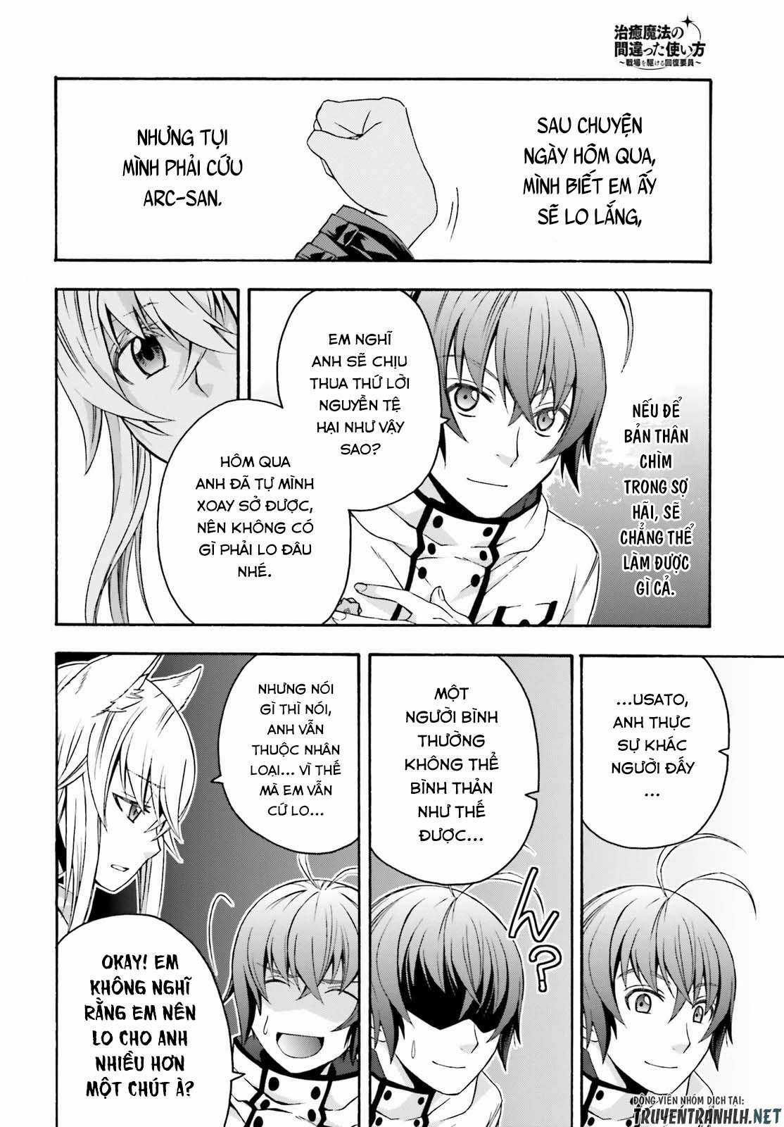 Chiyu Mahou no Machigatta Tsukaikata ~Senjou wo Kakeru Kaifuku Youin Chapter 33 trang 19