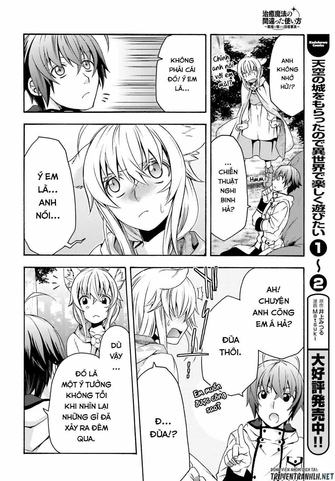 Chiyu Mahou no Machigatta Tsukaikata ~Senjou wo Kakeru Kaifuku Youin Chapter 33 trang 25