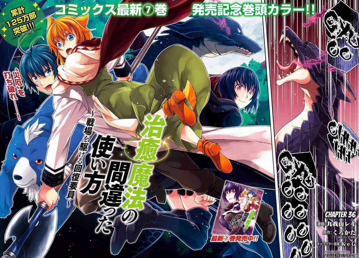 Chiyu Mahou no Machigatta Tsukaikata ~Senjou wo Kakeru Kaifuku Youin Chapter 36 trang 3