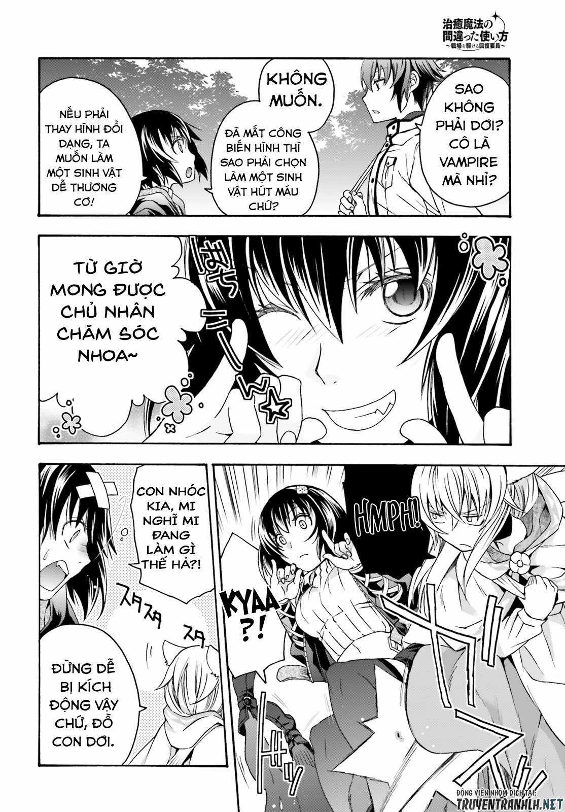 Chiyu Mahou no Machigatta Tsukaikata ~Senjou wo Kakeru Kaifuku Youin Chapter 39.2 trang 14
