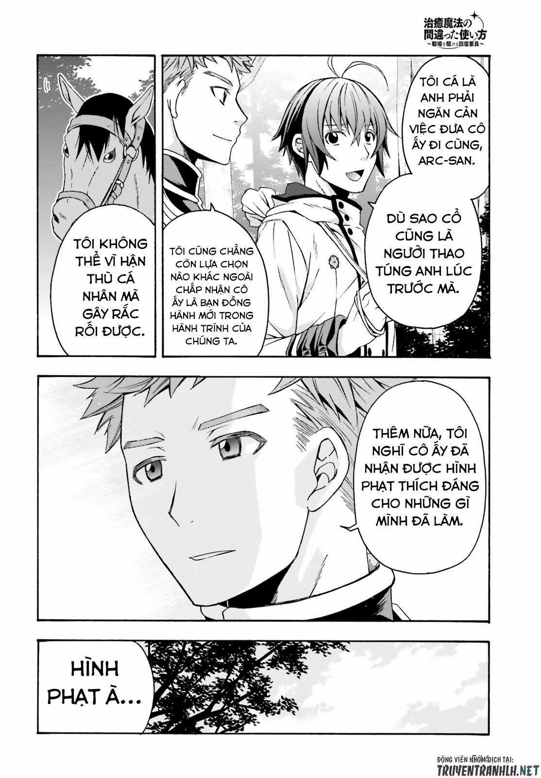 Chiyu Mahou no Machigatta Tsukaikata ~Senjou wo Kakeru Kaifuku Youin Chapter 39.2 trang 16