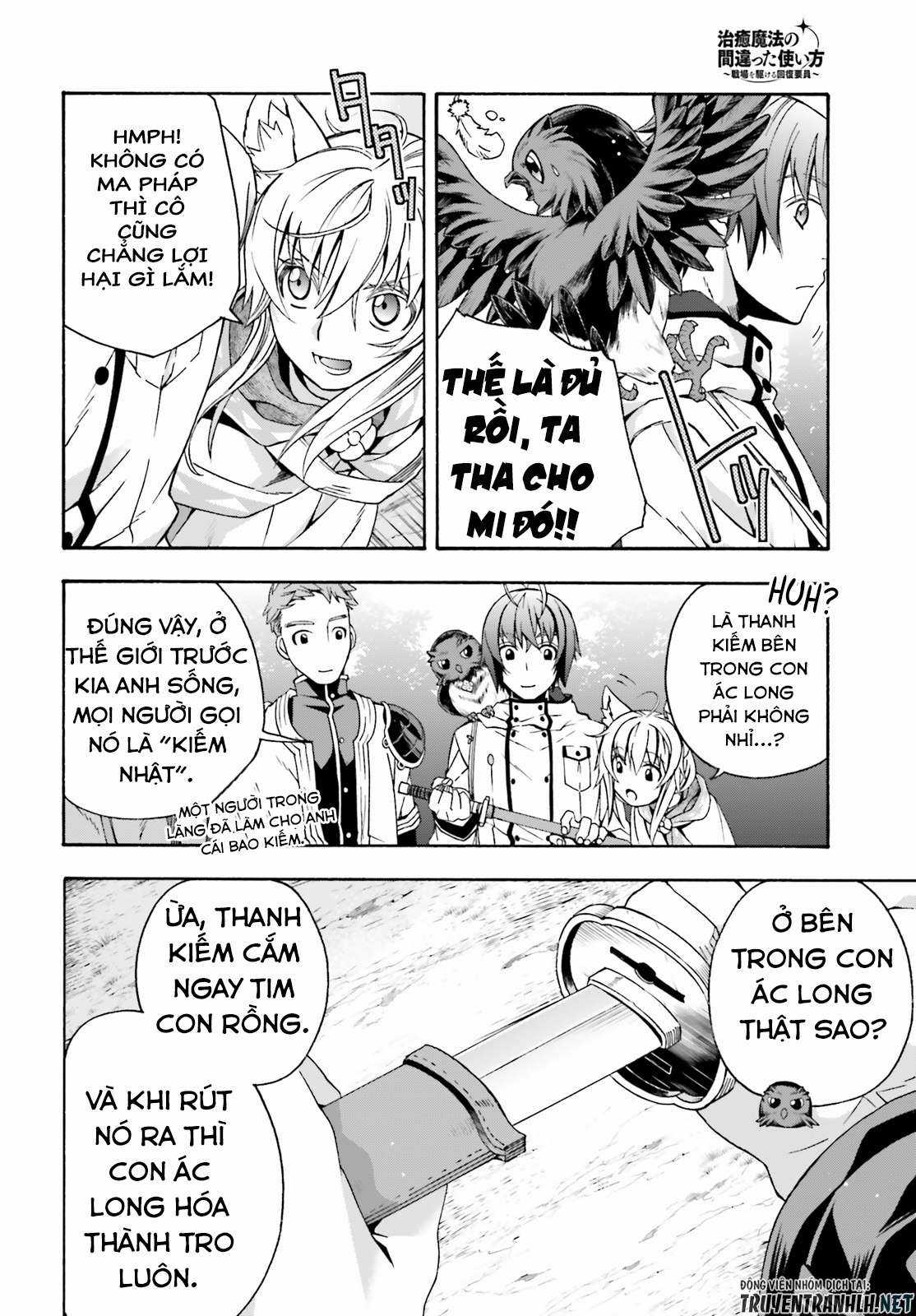 Chiyu Mahou no Machigatta Tsukaikata ~Senjou wo Kakeru Kaifuku Youin Chapter 39.2 trang 18