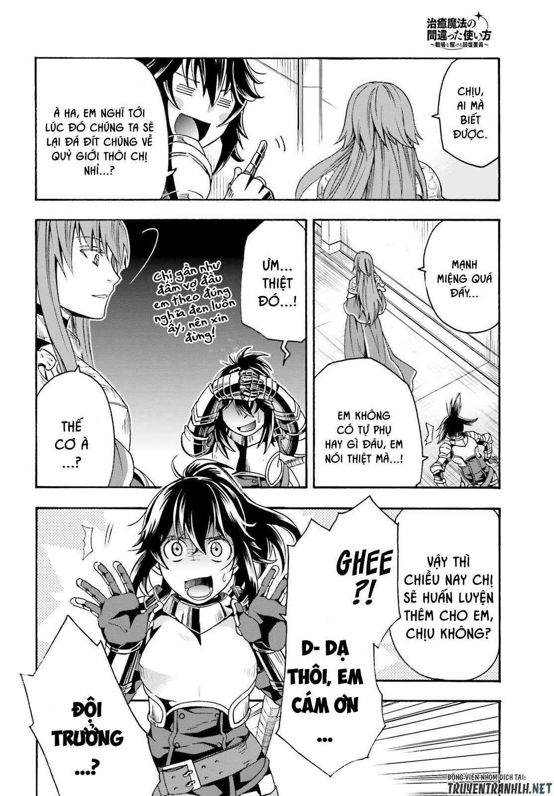 Chiyu Mahou no Machigatta Tsukaikata ~Senjou wo Kakeru Kaifuku Youin Chapter 43 trang 11