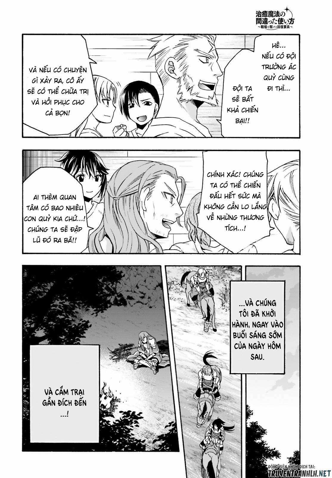 Chiyu Mahou no Machigatta Tsukaikata ~Senjou wo Kakeru Kaifuku Youin Chapter 43 trang 17