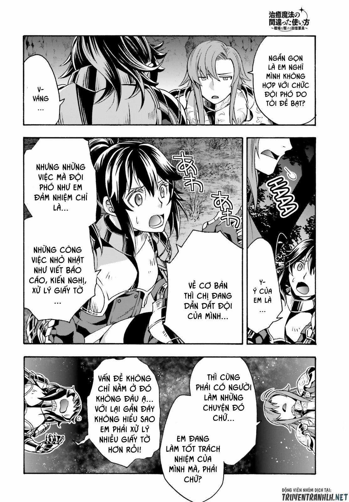 Chiyu Mahou no Machigatta Tsukaikata ~Senjou wo Kakeru Kaifuku Youin Chapter 43 trang 21
