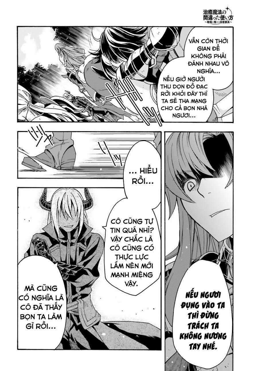 Chiyu Mahou no Machigatta Tsukaikata ~Senjou wo Kakeru Kaifuku Youin Chapter 44 trang 9