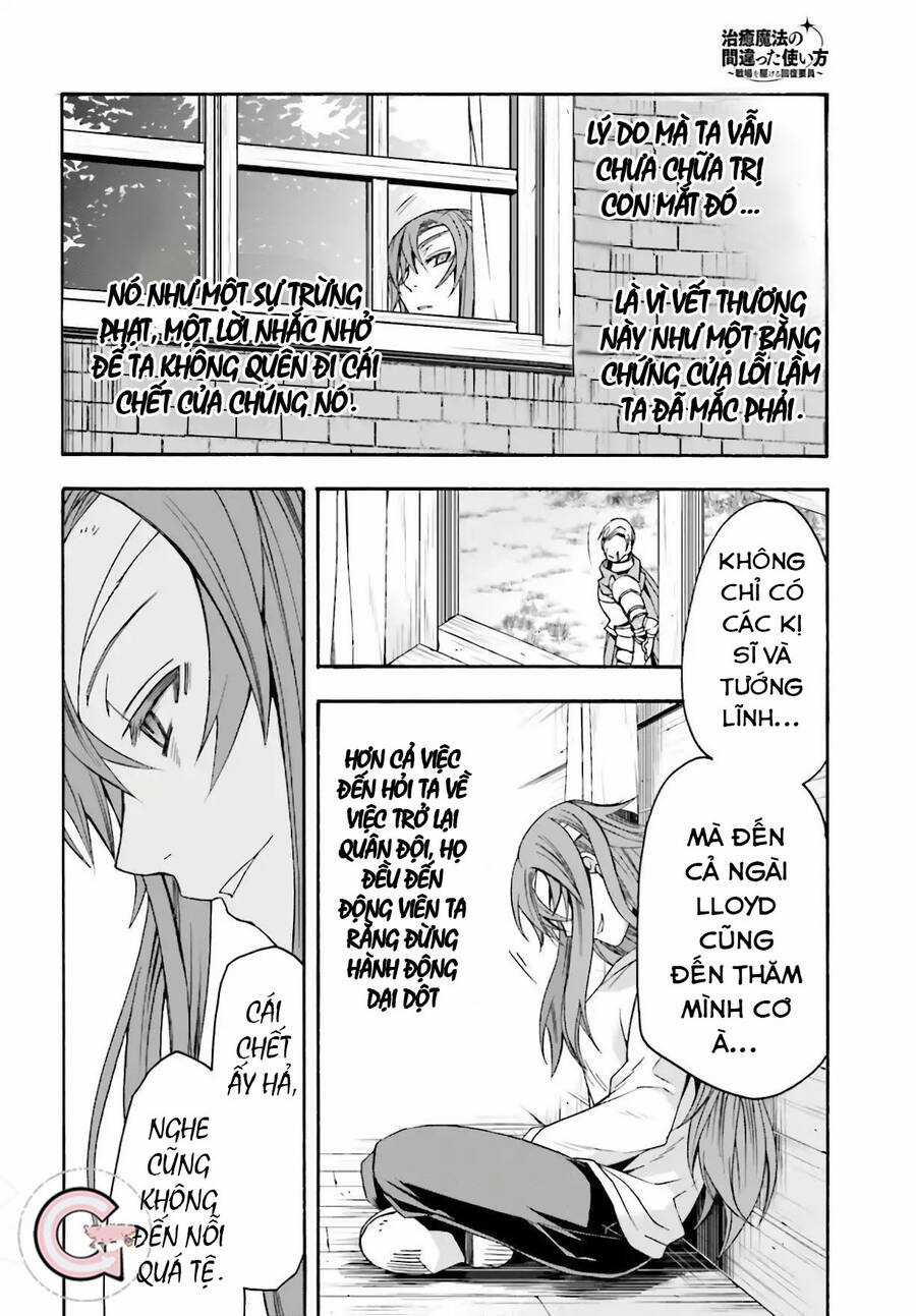 Chiyu Mahou no Machigatta Tsukaikata ~Senjou wo Kakeru Kaifuku Youin Chapter 45 trang 22