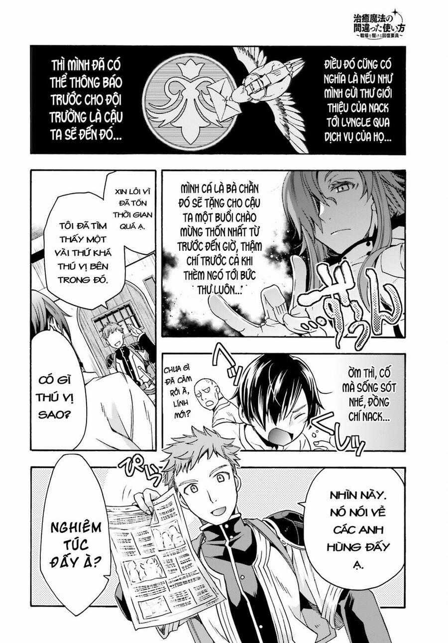 Chiyu Mahou no Machigatta Tsukaikata ~Senjou wo Kakeru Kaifuku Youin Chapter 46 trang 17