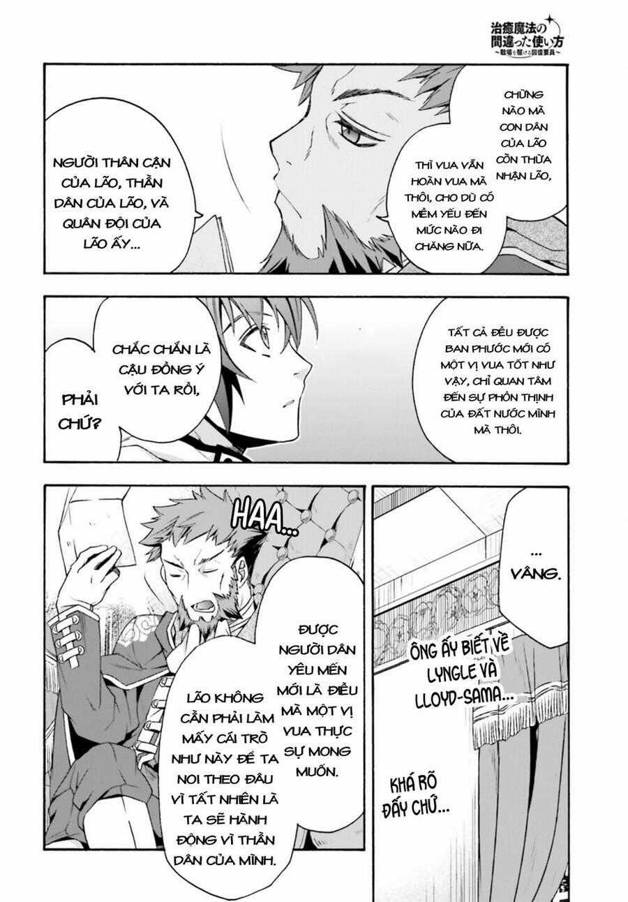 Chiyu Mahou no Machigatta Tsukaikata ~Senjou wo Kakeru Kaifuku Youin Chapter 47 trang 11