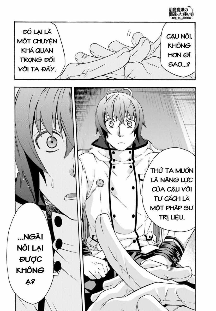 Chiyu Mahou no Machigatta Tsukaikata ~Senjou wo Kakeru Kaifuku Youin Chapter 47 trang 21