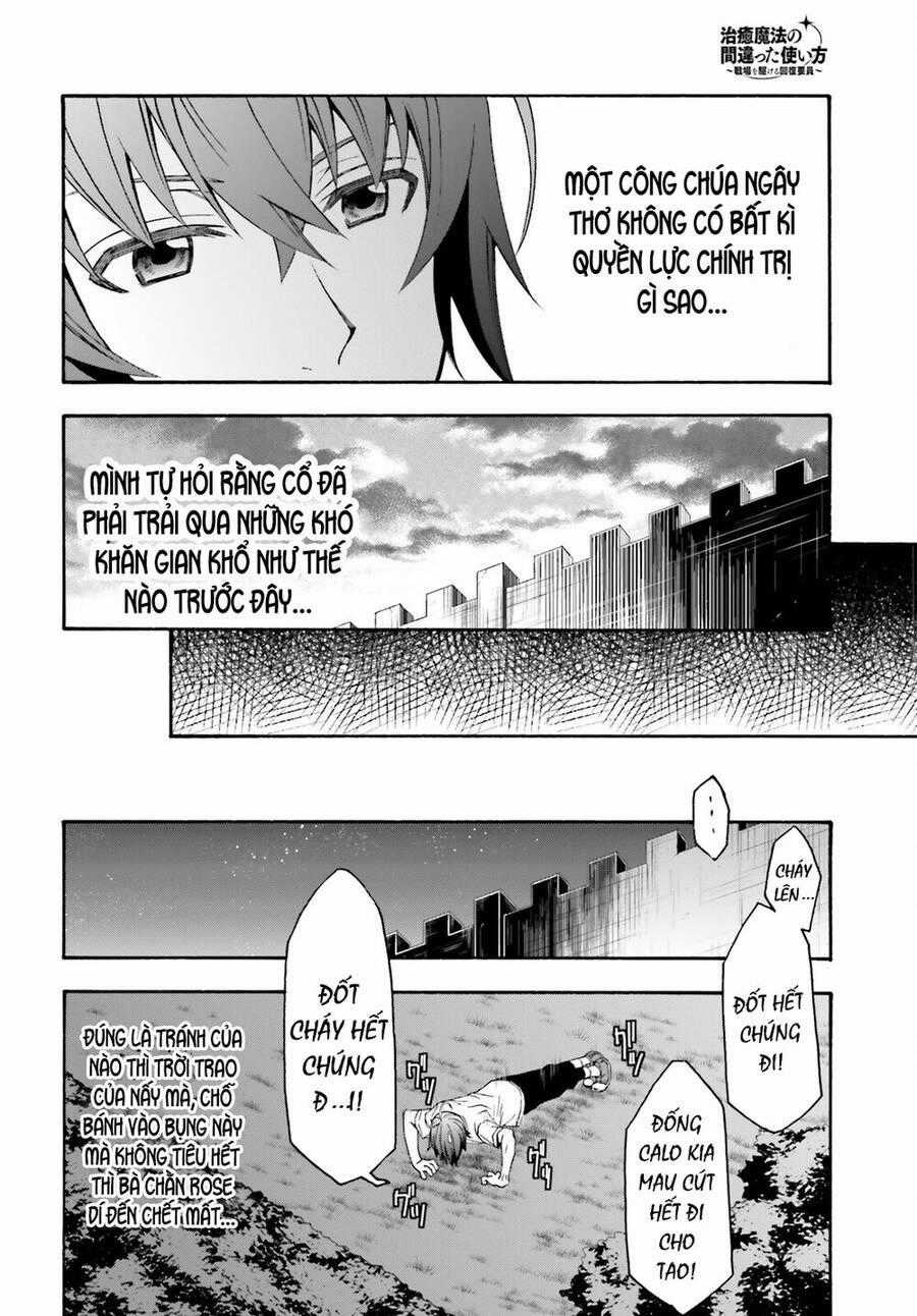 Chiyu Mahou no Machigatta Tsukaikata ~Senjou wo Kakeru Kaifuku Youin Chapter 48 trang 23