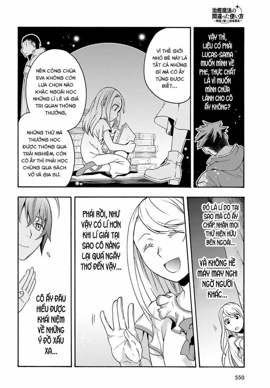 Chiyu Mahou no Machigatta Tsukaikata ~Senjou wo Kakeru Kaifuku Youin Chapter 48 trang 29