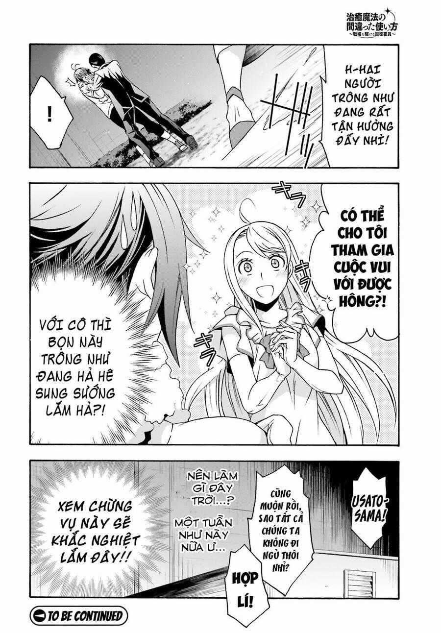 Chiyu Mahou no Machigatta Tsukaikata ~Senjou wo Kakeru Kaifuku Youin Chapter 48 trang 33
