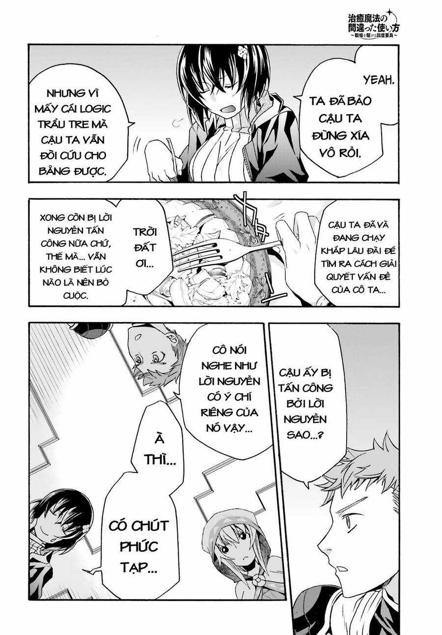 Chiyu Mahou no Machigatta Tsukaikata ~Senjou wo Kakeru Kaifuku Youin Chapter 53 trang 17