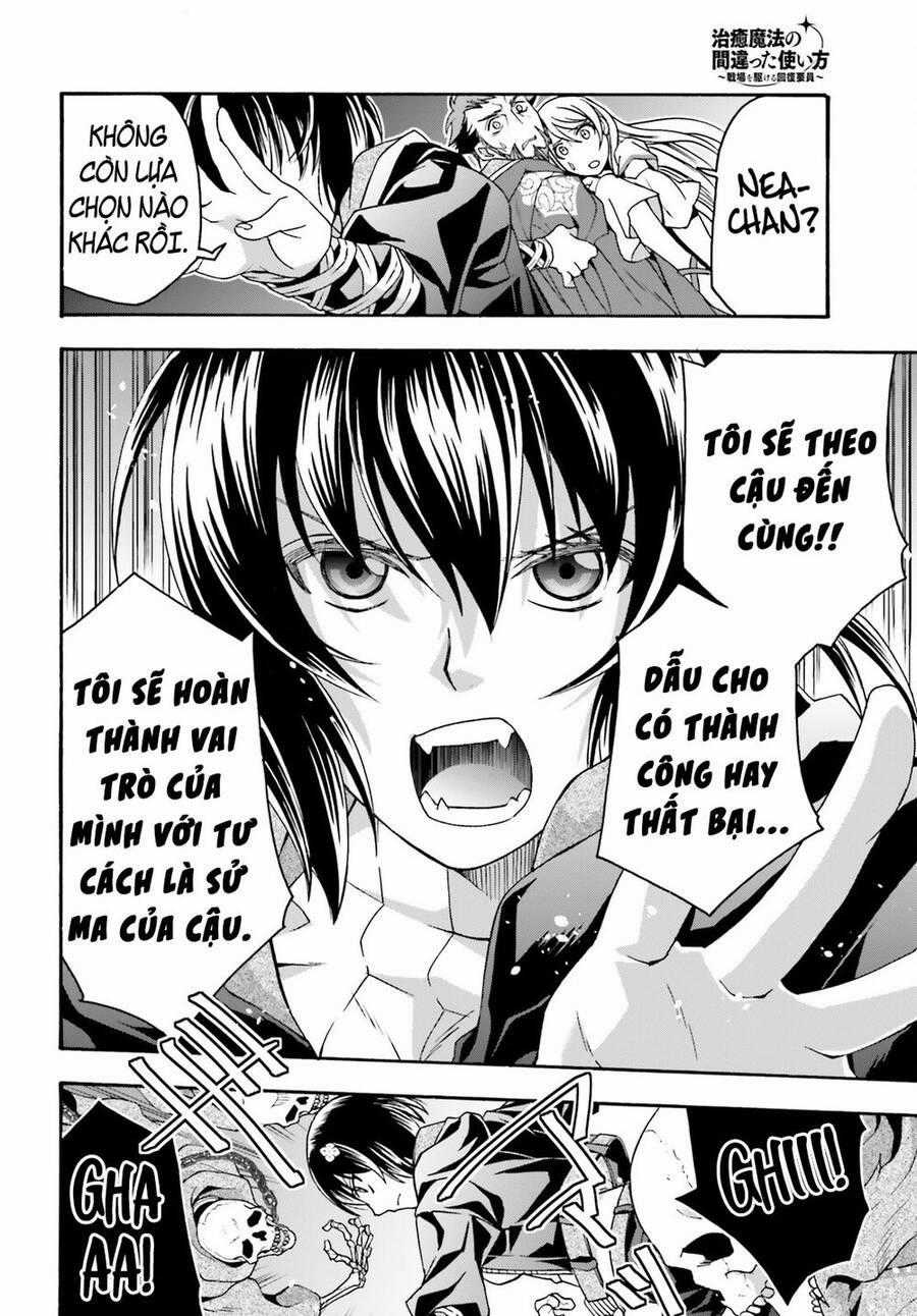 Chiyu Mahou no Machigatta Tsukaikata ~Senjou wo Kakeru Kaifuku Youin Chapter 58 trang 33