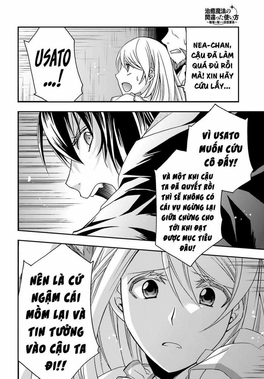 Chiyu Mahou no Machigatta Tsukaikata ~Senjou wo Kakeru Kaifuku Youin Chapter 58 trang 35