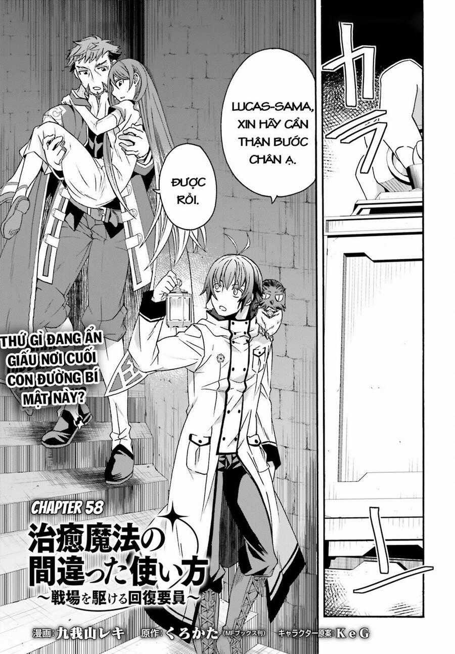 Chiyu Mahou no Machigatta Tsukaikata ~Senjou wo Kakeru Kaifuku Youin Chapter 58 trang 4